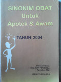 SINONIM OBAT UNTUK APOTEK & AWAM  2003 - 2004